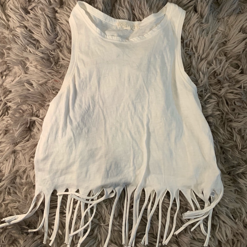 Forever 21 Fringed croptop